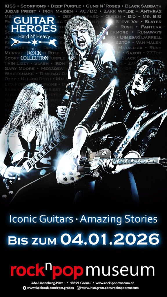 Plakat Sonderausstellung Guitar Heroes